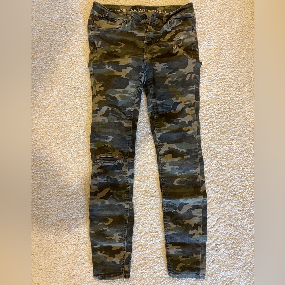 VANILLA STAR Camo Jeans